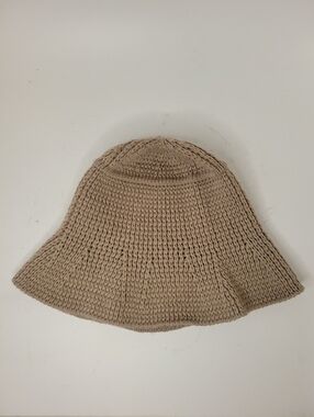 Taupe Knit Bucket Hat